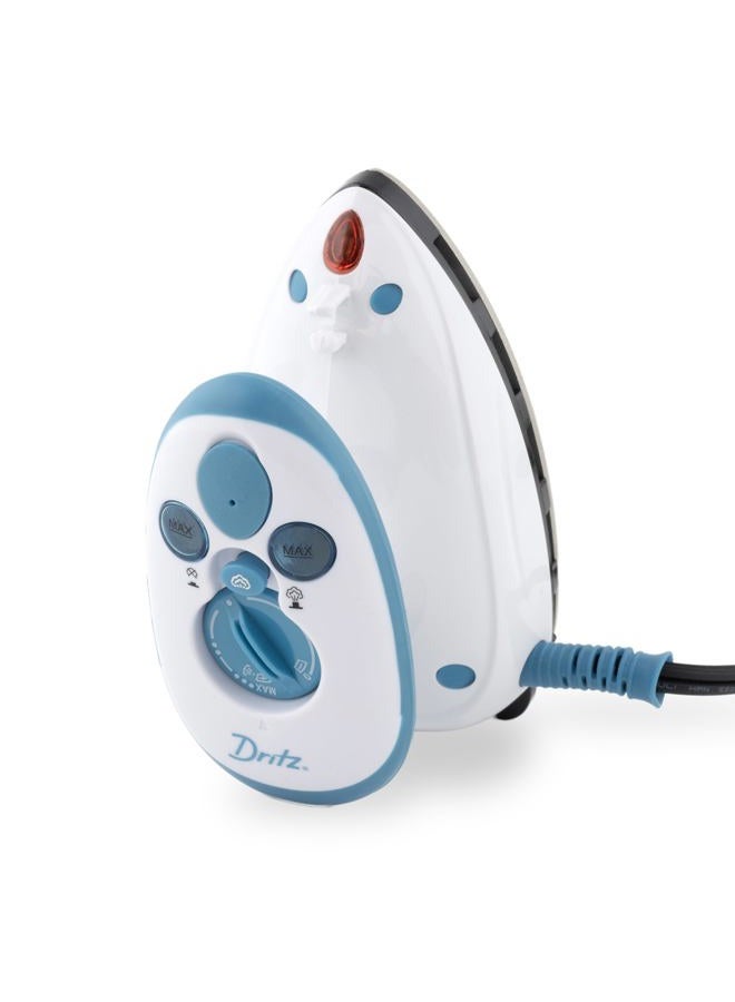 Dritz Notions 653380 Mighty Travel Steam Iron, White - Image 4